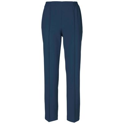 Schlupfhose GOLDNER "Re-fresh Schlupfhose", Damen, Gr. 50, N-Gr, blau, Obermaterial: 100% Polyester COOLMAX(R) PES(Coolmax)., normal, Hosen Schlupfhose, Waschen-Trocknen-Anziehen-Qualität
