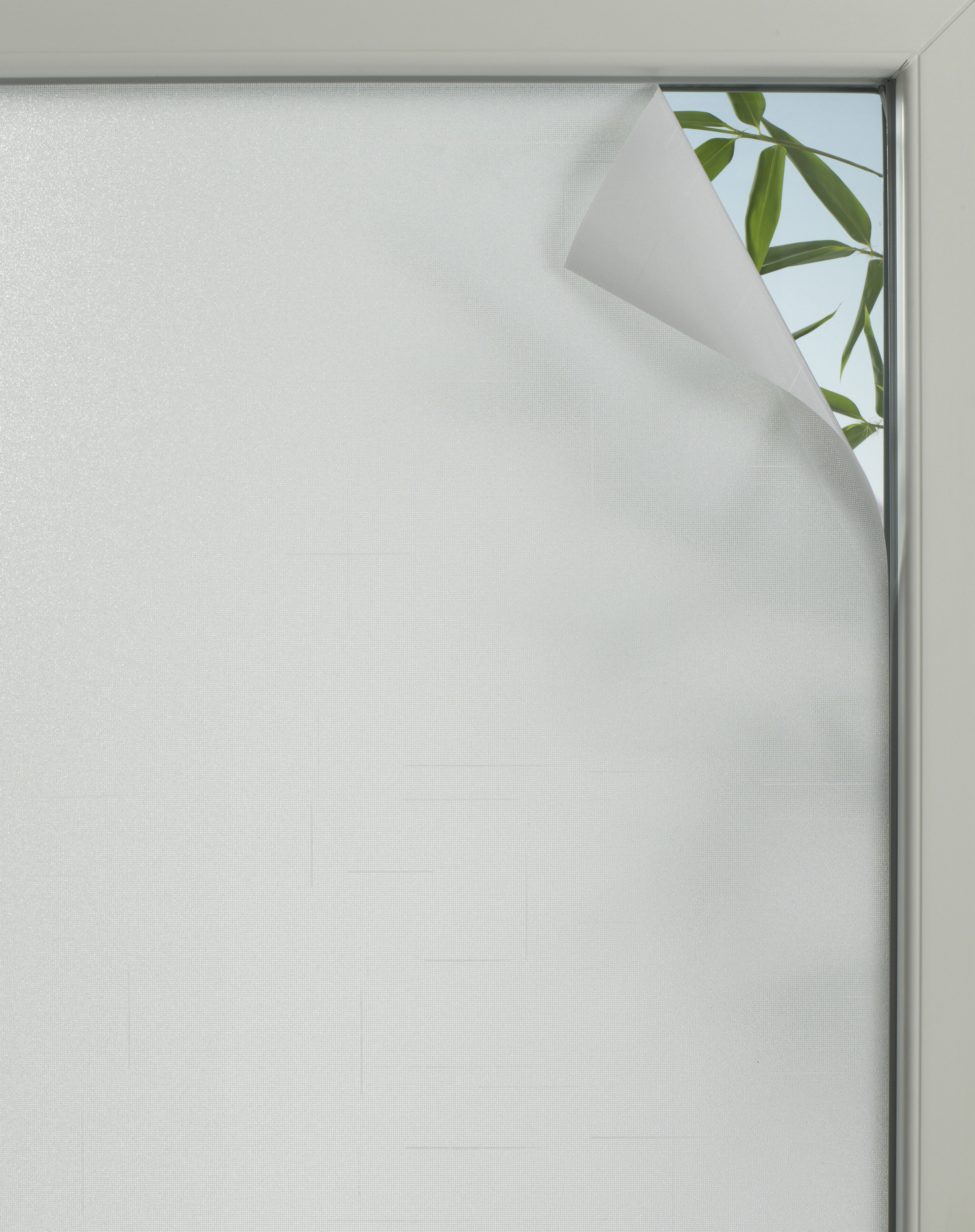 Fensterfolie GARDINIA "Textile 75" Gr. 3, transparent (halbtransparent), B:90cm L:150cm, PVC, Fensterfolien, Fensterfolie, 95% UV-Schutz halbtransparent B/L: 90cm x 150cm