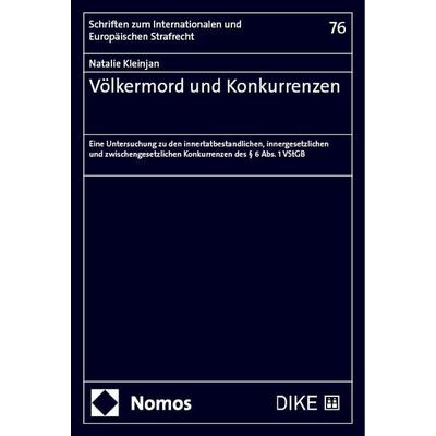 Völkermord und Konkurrenzen, Taschenbuch von Natalie Kleinjan, Nomos, 978-3-7560-1835-2