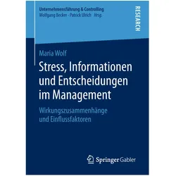 Stress, informatie en beslissingen in management, Fachbücher von Maria Wolf