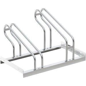 RR-Solutions Fahrradständer R2S, Bodenmontage / freistehend, Einstellparker, Breite 70cm, für 2 Fahrräder