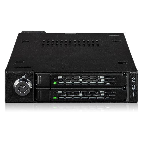 Icy Dock Einbaurahmen 2x6,3cm U.2/U.3 NVMe 3,5" SSD sw