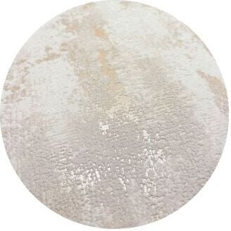 Dulcie Cream & Gold Metallic Wallpaper Sample