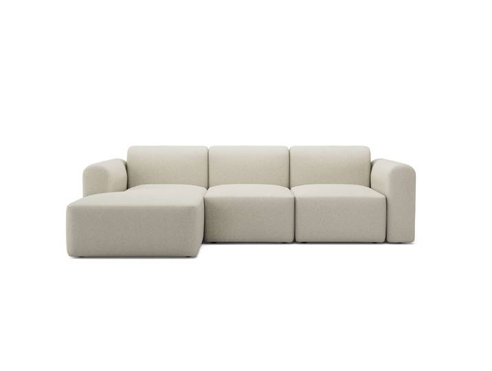 Ecksofa TENKSOM Rund, Relax-Ecke, Big-Sofa, Endless Seating , weiß, B:266cm H:71cm T:152cm, Sofas, Ecksofa, Bezüge wechselbar, Kaltschaum im Sitz, Nordic Swan Ecolabel