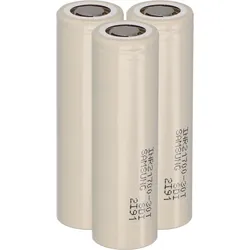 3x Samsung INR21700-30T 3,6V 3000mAh 35A Li-Ion-Akku