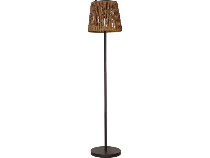 LED Solarleuchte Solarlampe Cesta , braun, B:28cm H:127cm L:28cm T:28cm Ø:28cm, PARFORCE TRADITIONAL HUNTING, Leuchten, LED Solarleuchte, Dämmerungssensor, synthetische Rattan-Optik