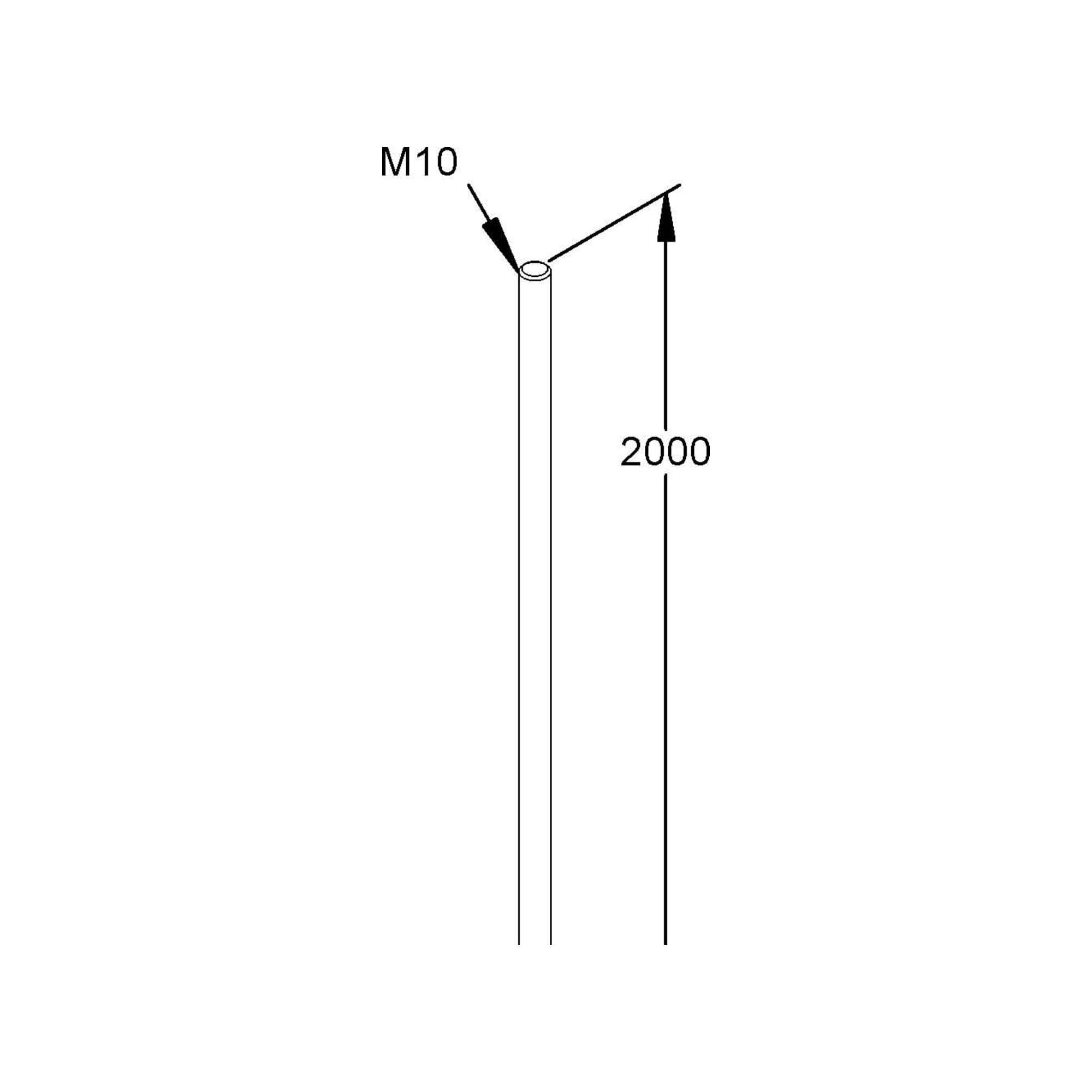 Niedax Gewindestab M 10/2000)