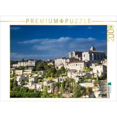 CALVENDO Puzzle Das Dorf Gordes, Département Vaucluse, Provence | 2000 Teile Lege-Größe 90x67cm Foto-Puzzle für glückliche Stunden