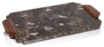 Zodax Mocha Marble Charcuterie Tray / Serving Board