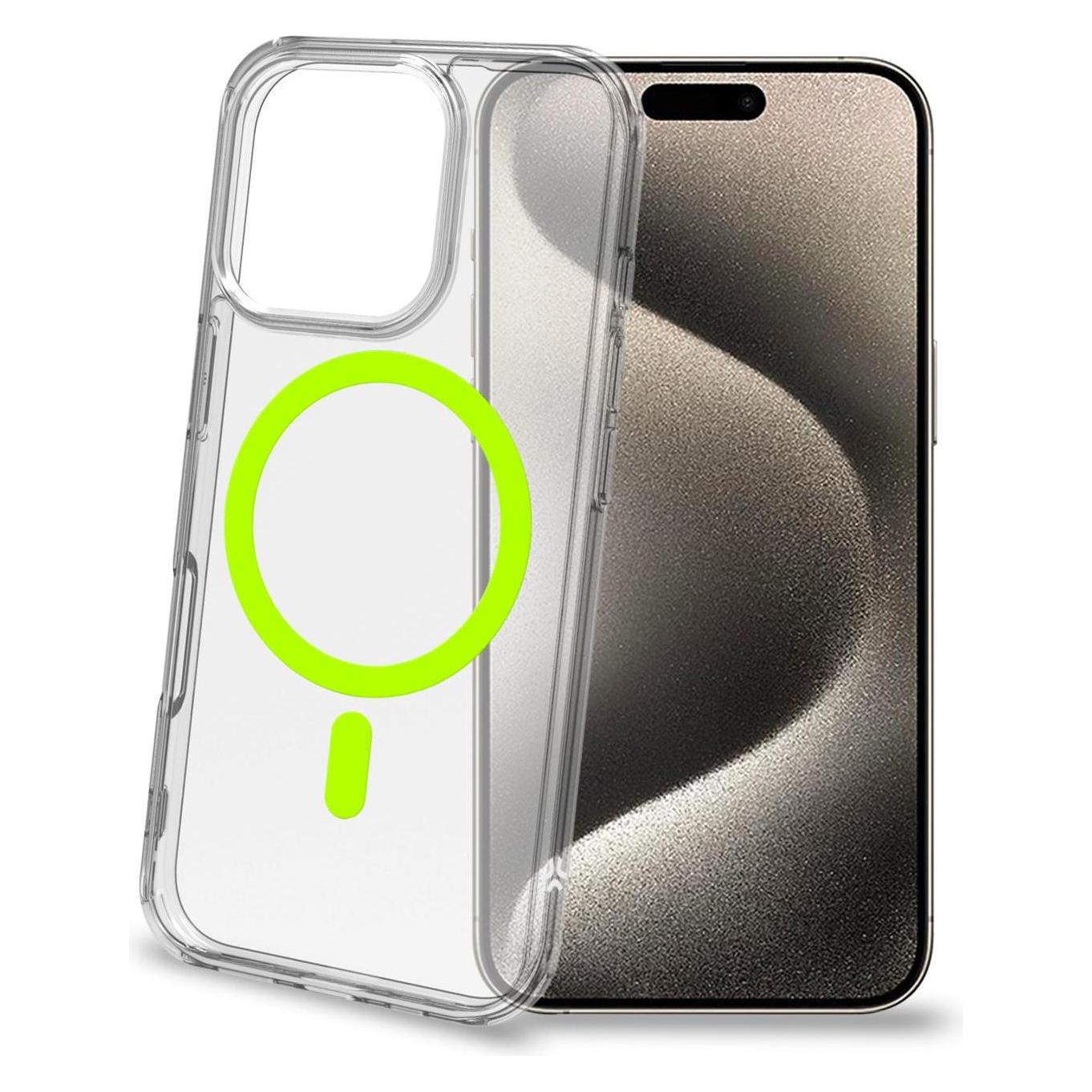 Celly GelSkinMag für iPhone 16 Pro (Apple iPhone 16 Pro) (GELSKINMAG1113Y)