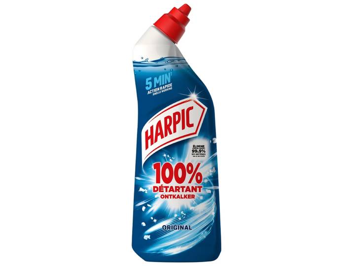 HARPIC 100 % Gel WC Détartrant Anti-calcaire Action Rapide 750 ml