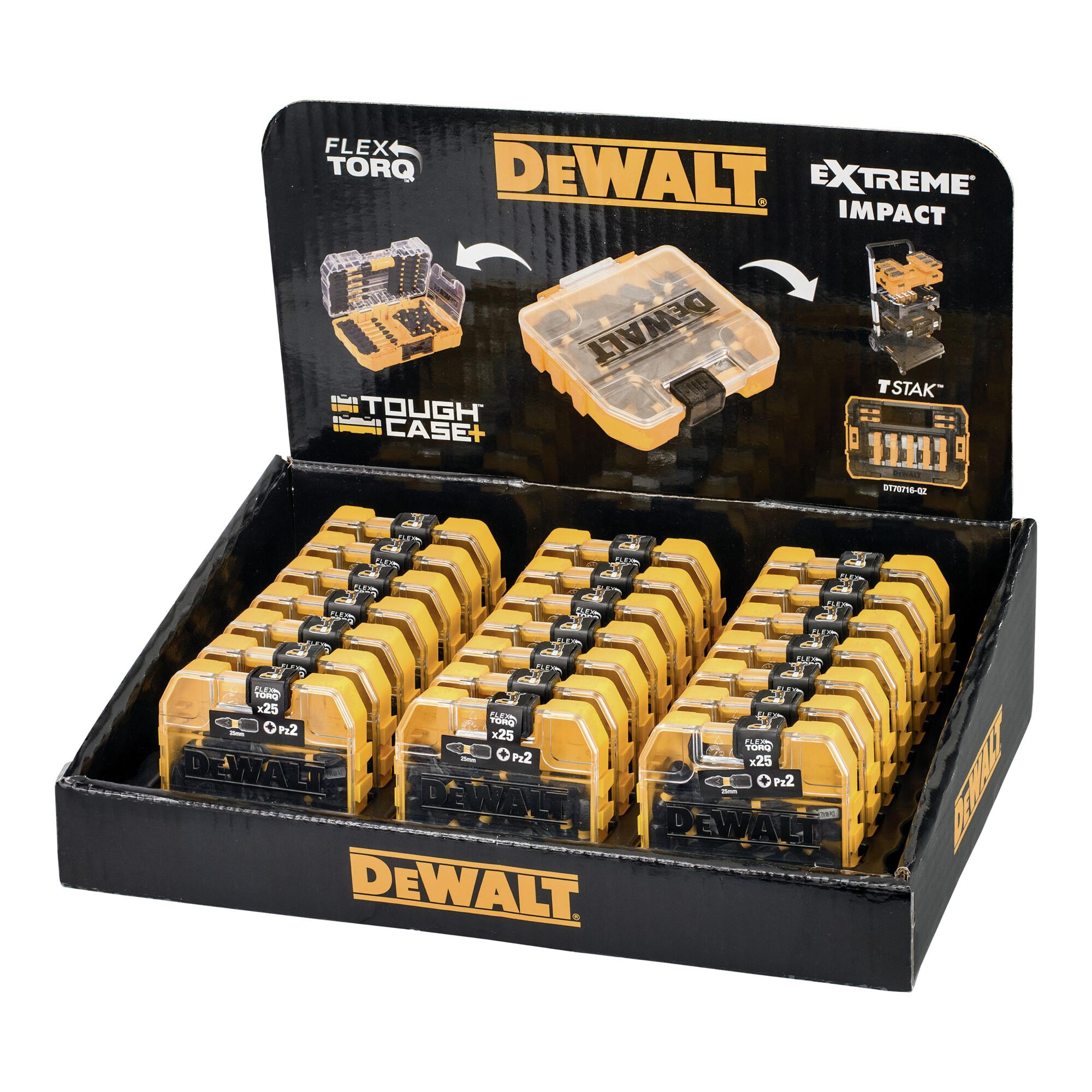 DEWALT EXTREME FLEXTORQ BitSet 25 mm, Pz2 (DT70556T-QZ)