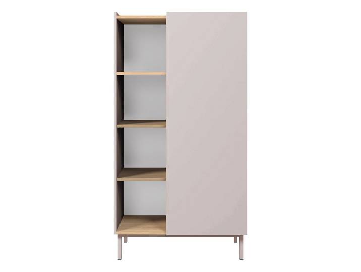 MIRJAN24 Regal System 77, mit zwei Drehtüren, 74x44x140 cm