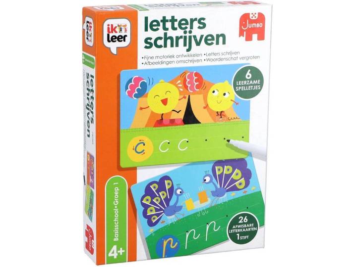 Jumbo Ik Leer - Letters Schrijven - Educatief spel - Vanaf 4 jaar
