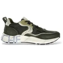 Voile blanche für Herren. 2017465 Leder-Sneaker Club01 grün (42), Wohnung, Schnürsenkel, Lässig