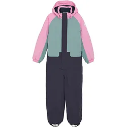Color Kids, Unisex, Skijacke, Kid's Coverall Colorblock (122), Blau, Rosa, 122