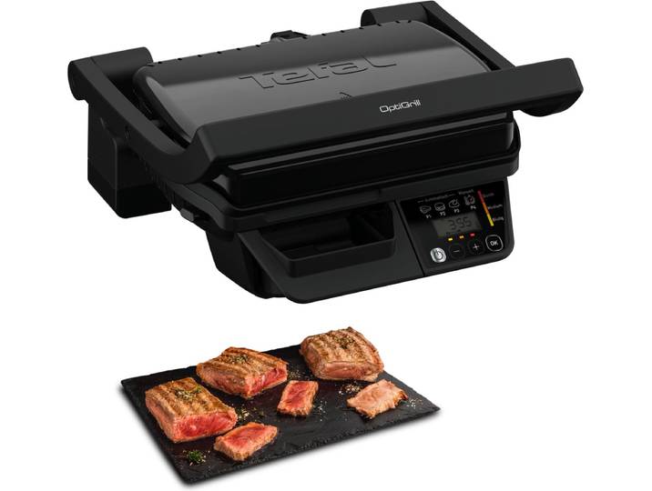 Tefal OptiGrill - GC7P08 - Intelligente grill - Zwart