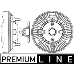 Kupplung Kühlerlüfter MAHLE CFC 231 000P