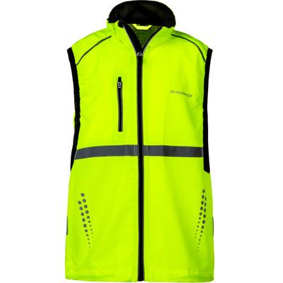Funktionsweste ENDURANCE "Laupen", Kinder, Gr. 152/164, gelb (neongelb), 100% Polyester, normal, Westen Funktionsweste, mit reflektierenden Elementen