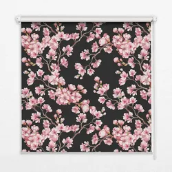 INNENROLLO - Fensterrollo - Rollo - 140x140 cm - Blüten vom Baum