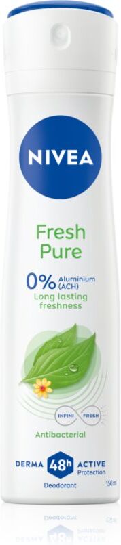 NIVEA Fresh Pure déodorant en spray pour femme 150 ml