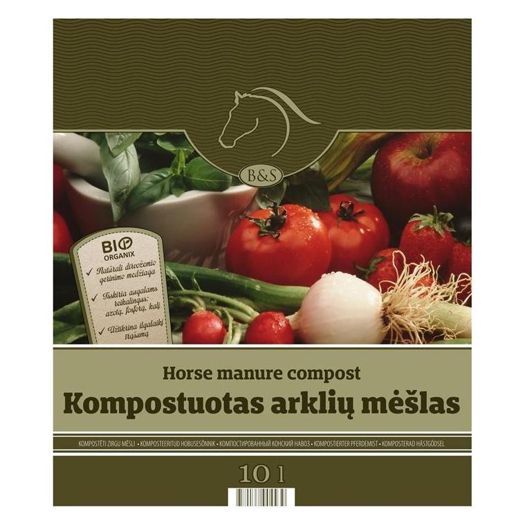 Biohumus & Soil HORSE MANURE COMPOST 10 L (176)HORSE MAN (10 l) (46369223)