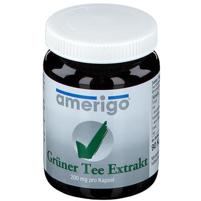 Grüner TEE Extrakt amerigo 200 mg Kapseln 90 St