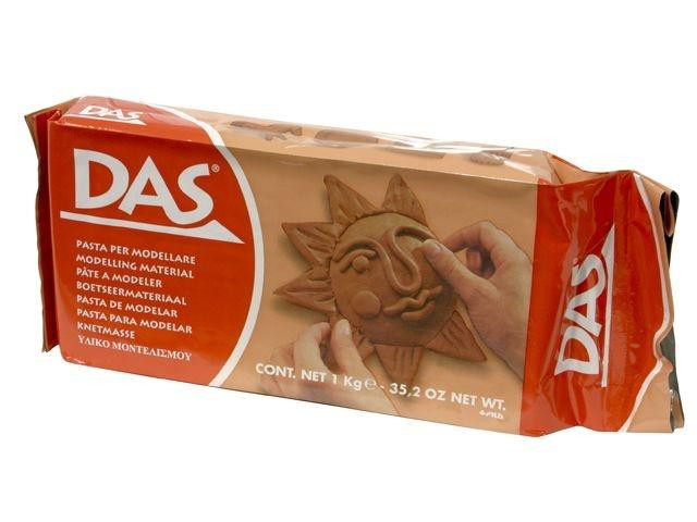 DAS Modelklei Terracotta voor volwassenen 1 stuk