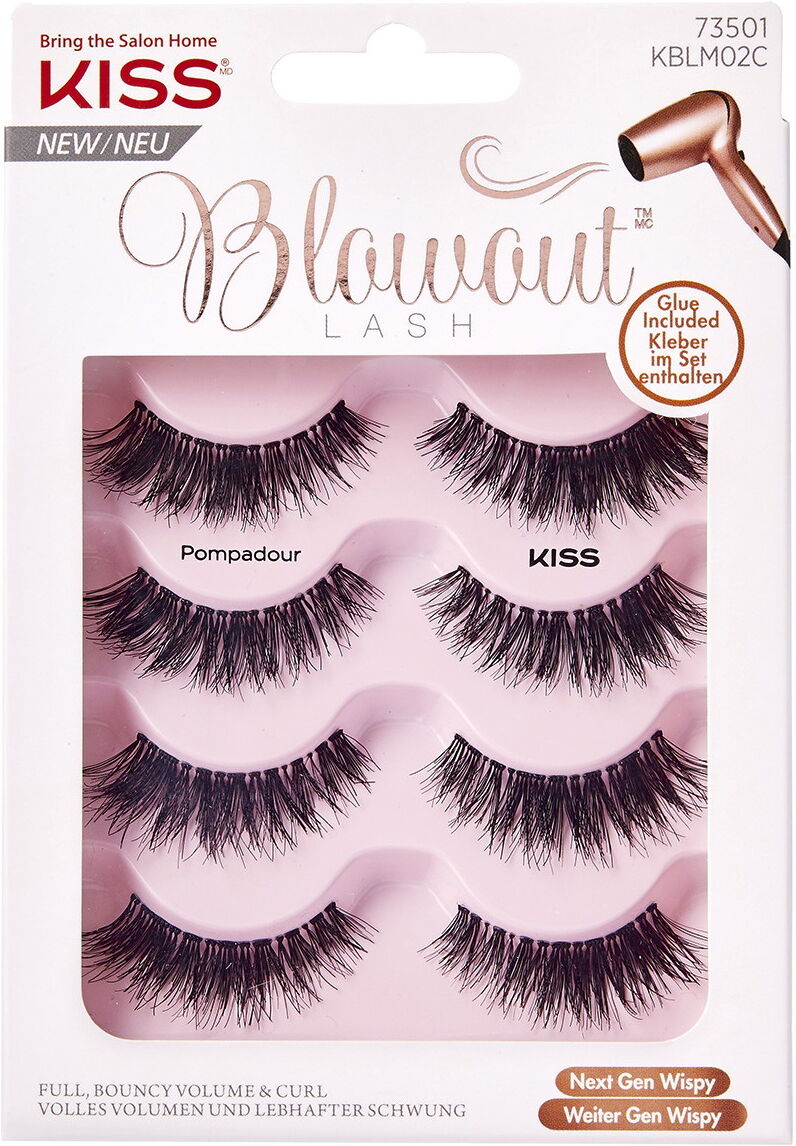 Kiss Blowout Lash Multipack Pompadour (4 Paar)