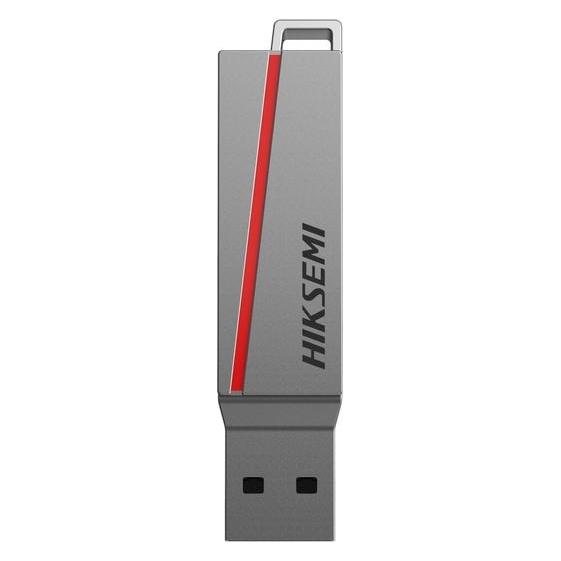Hiksemi CLE USB 128 GB Série E307C U3 Dual USB 3.2 et USB Type C Coloris Grey (128 GB, USB-A, USB-C) (HS-USB-E307C(STD)/128G/U3/NEWSEMI/WW)