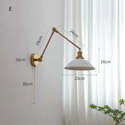 Uplifted Goods Nordic Architectural Ceramic Dual Direction Luminary pull Chain Switch D