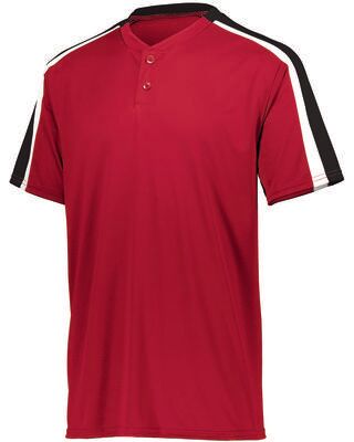 Augusta Sportswear 1557 Athletic Power Plus Jersey 2.0 T-Shirt in Red/Black/White size 2XL   Polyester
