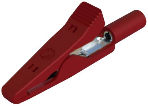 Hirschmann Test & Measurement MA 1 S rt Krokodilklemme Steckanschluss 2mm Ohne Messkategorie Rot