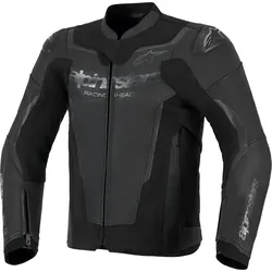 Alpinestars GP Force V2, Lederjacke - Schwarz/Dunkelgrau - 56