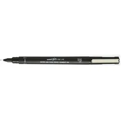 Uni-ball, Schreibstifte, Drawingpen Uni Pin 200 sort 0.1 mm syrefri - (12 stk.) (12x)