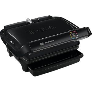 Tefal Kontaktgrill Optigrill Elite GC7508, 2000 W, gerillte antihaftbeschichtete Grillplatten