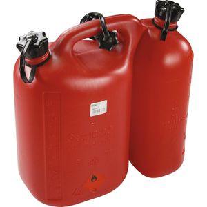 Oregon Kombikanister 562407, für 5L Benzin & 3L Öl, mit Auslaufrohr