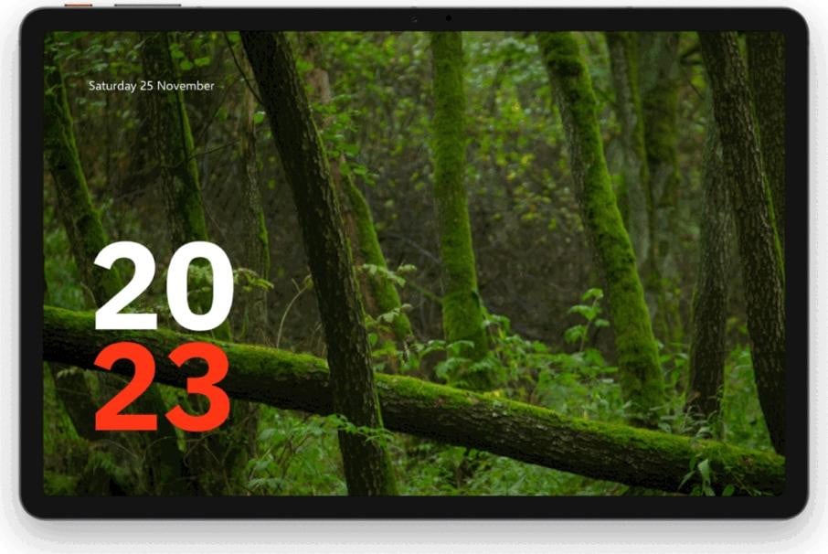 VollaTablet met Ubuntu Touch, zwart