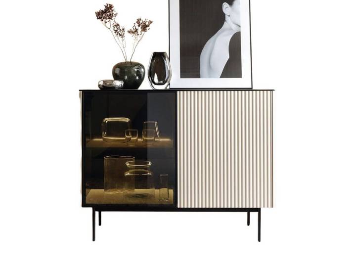 Compleo Kommode schmal CASA, Elegant design, Breite: 107 cm