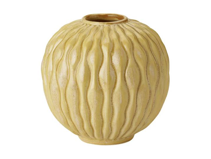 Knabstrup Keramik Solum vase ocre, 8,5 cm