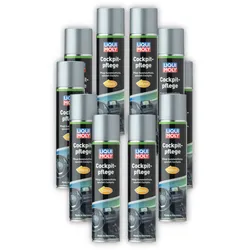 10x Pflegemittel LIQUI MOLY 1599 Cockpitpflege Citrus Duft Cockpit Reiniger 300 ml