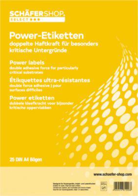 Schäfer Shop Select Power Etiketten 45,7 x 21,2 mm, 25 Bl.