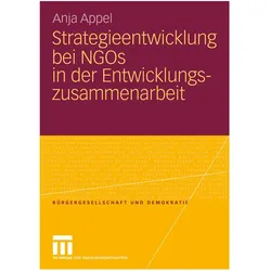 Strategieentwicklung bei NGOs in der Entwicklungszusammenarbeit, Fachbücher von Anja Appel