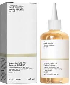 Uplift Essentials Glycolic Acid 7 Percent Toning Solution For Acne Removal And Skin Rejuvenation 100ml Glycolic Acid 7 Percent Toning Solution For Acne Removal And Skin Rejuvenation 100ml