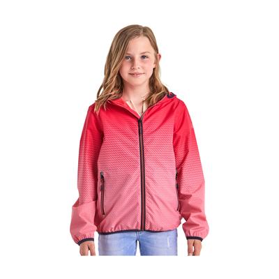 Outdoorjacke KILLTEC "Lyse GRLS JCKT A", Kinder, Gr. 164, orange (koralle), Obermaterial: 100% Polyester.Futter: 100% Polyester, Jacken Outdoorjacke, Leichte Mädchen Funktionsjacke von killtec, wasserdicht, packbar