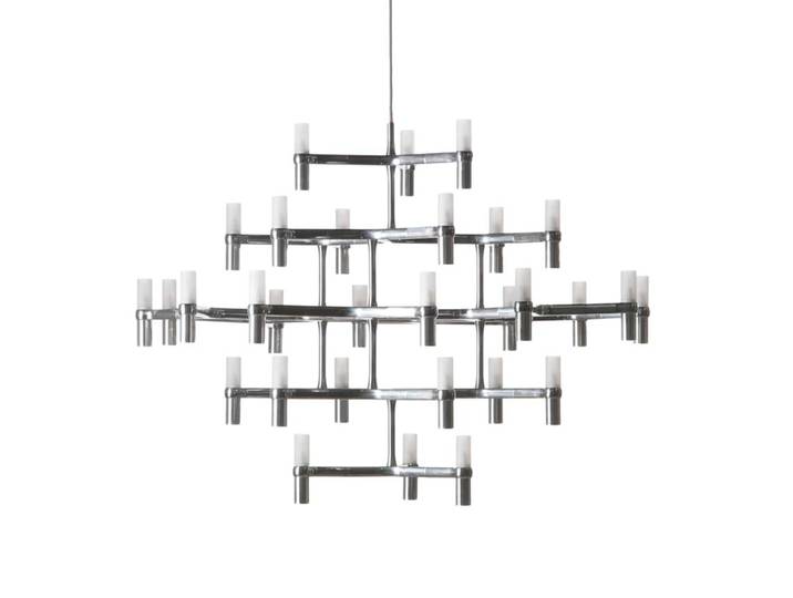NEMO lampe à suspension CROWN MAJOR (Brillant - Aluminium)