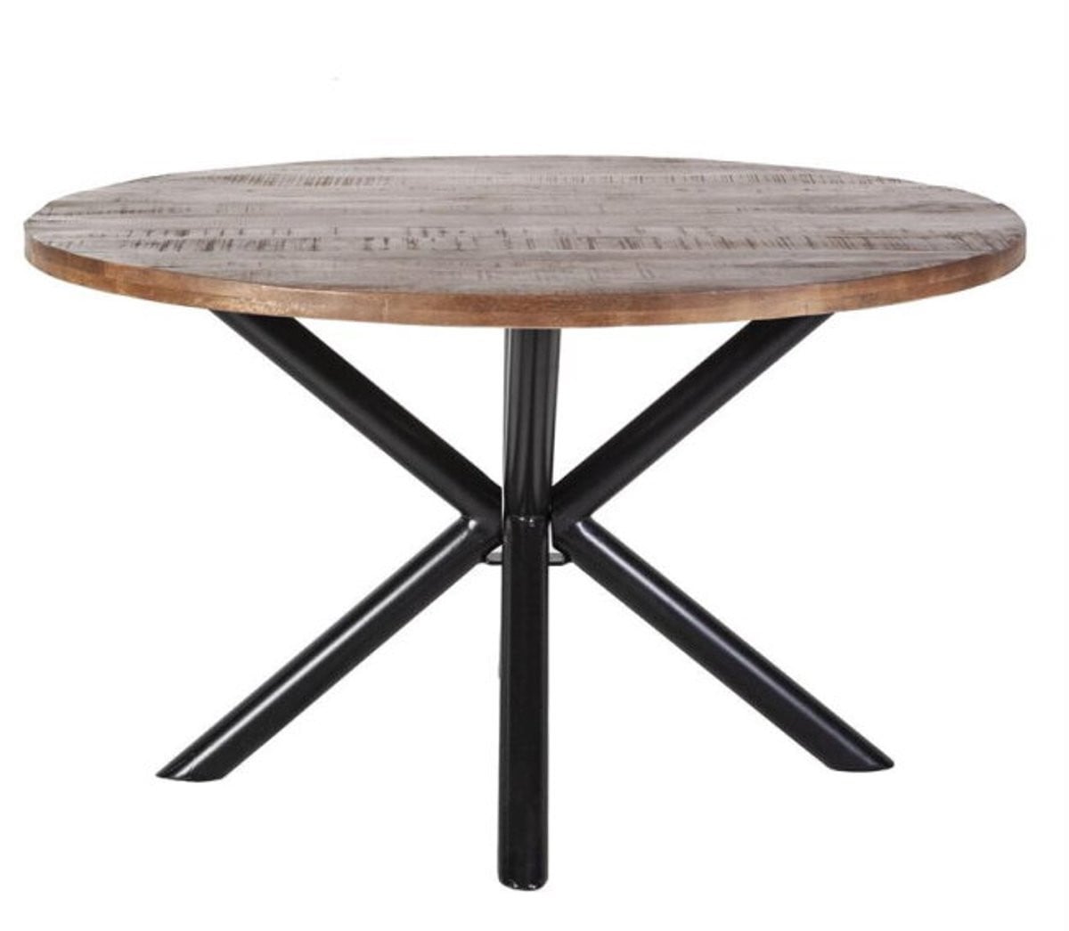 Eleonora Ronde Eettafel met Kruispoot - Mangohout - 150 cm