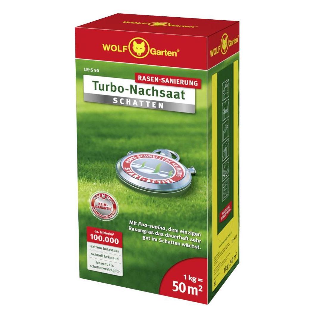Wolf-Garten Rasen Sanierung Turbo Nachsaat L-RS 50 (Rasensamen) (3826635)