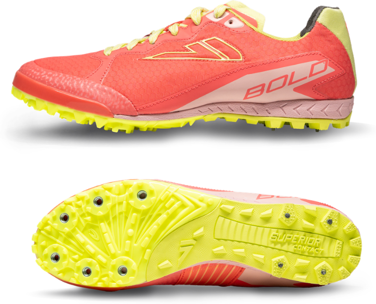 VJ Sport Bold Sugar (25) Pesäpallopiikkari Oranssi-Keltainen - UK 6 (EUR 39,5 / 25,2 cm)