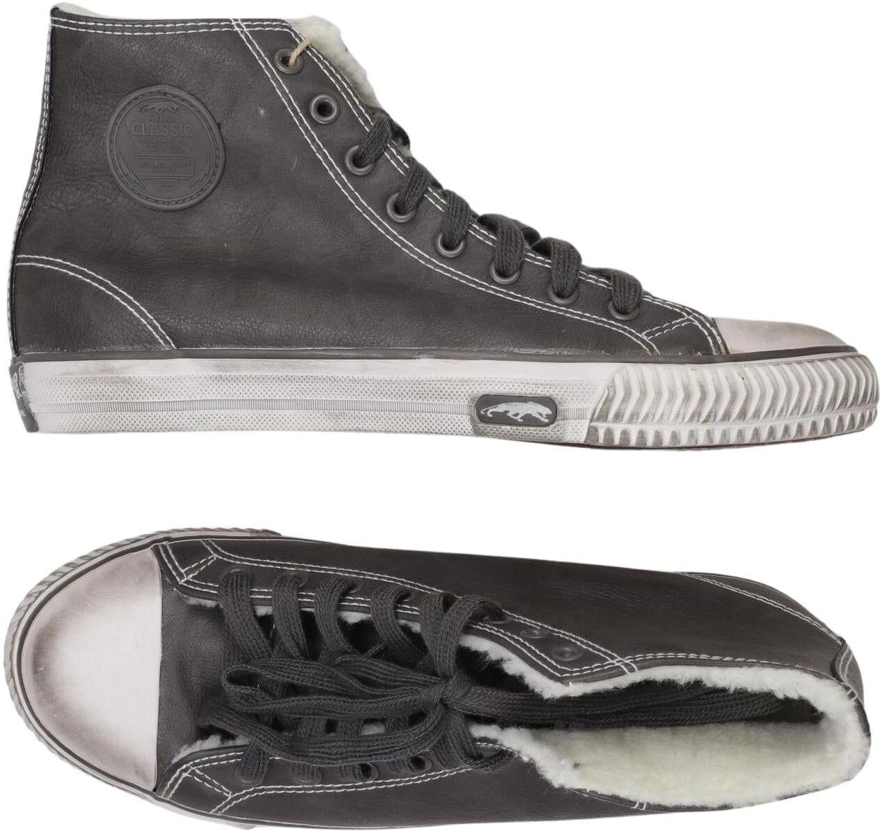 Jack & Jones Herren Sneaker, Grau, Gr. EU 41, Kunstleder - Second Hand
